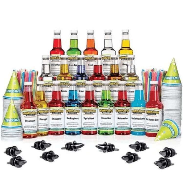 Snow Cone Syrup Supply Bundle